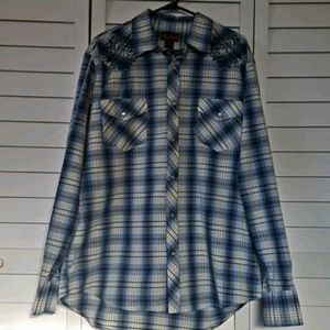 American Rag Plaid Button Down
